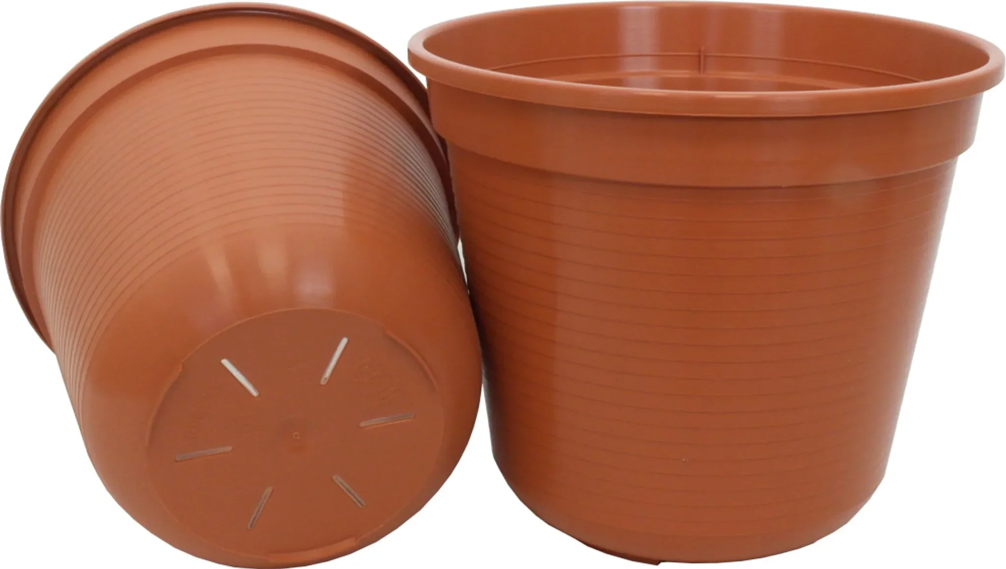 Geli Blumentopf STANDARD – Ø 10 cm, Terracotta (Kunststoff)